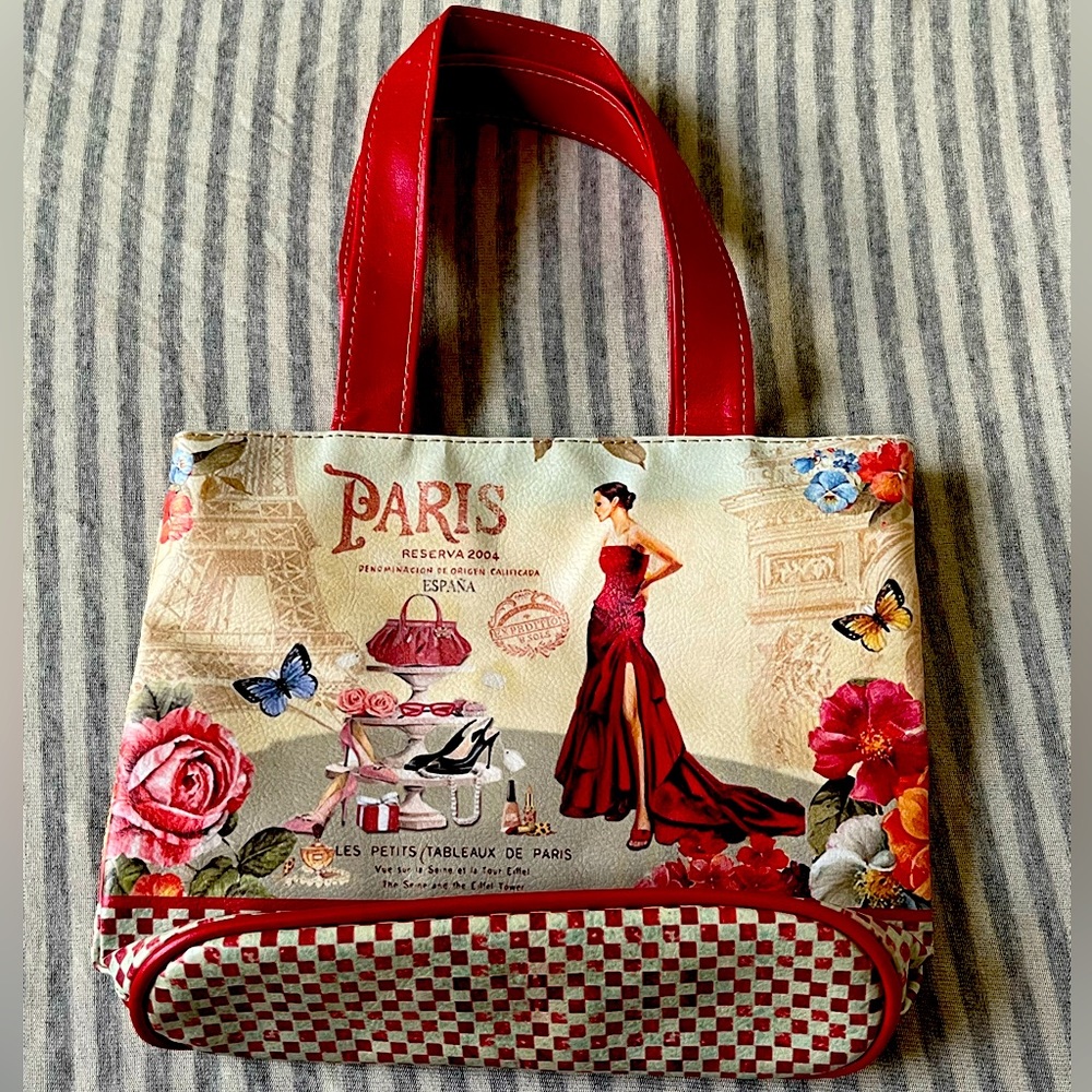 Cute vintage Paris purse